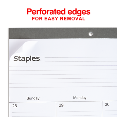 Staples

Sunday 28 | Monday 29 | Tuesday 30

Perfected edges for easy removal
