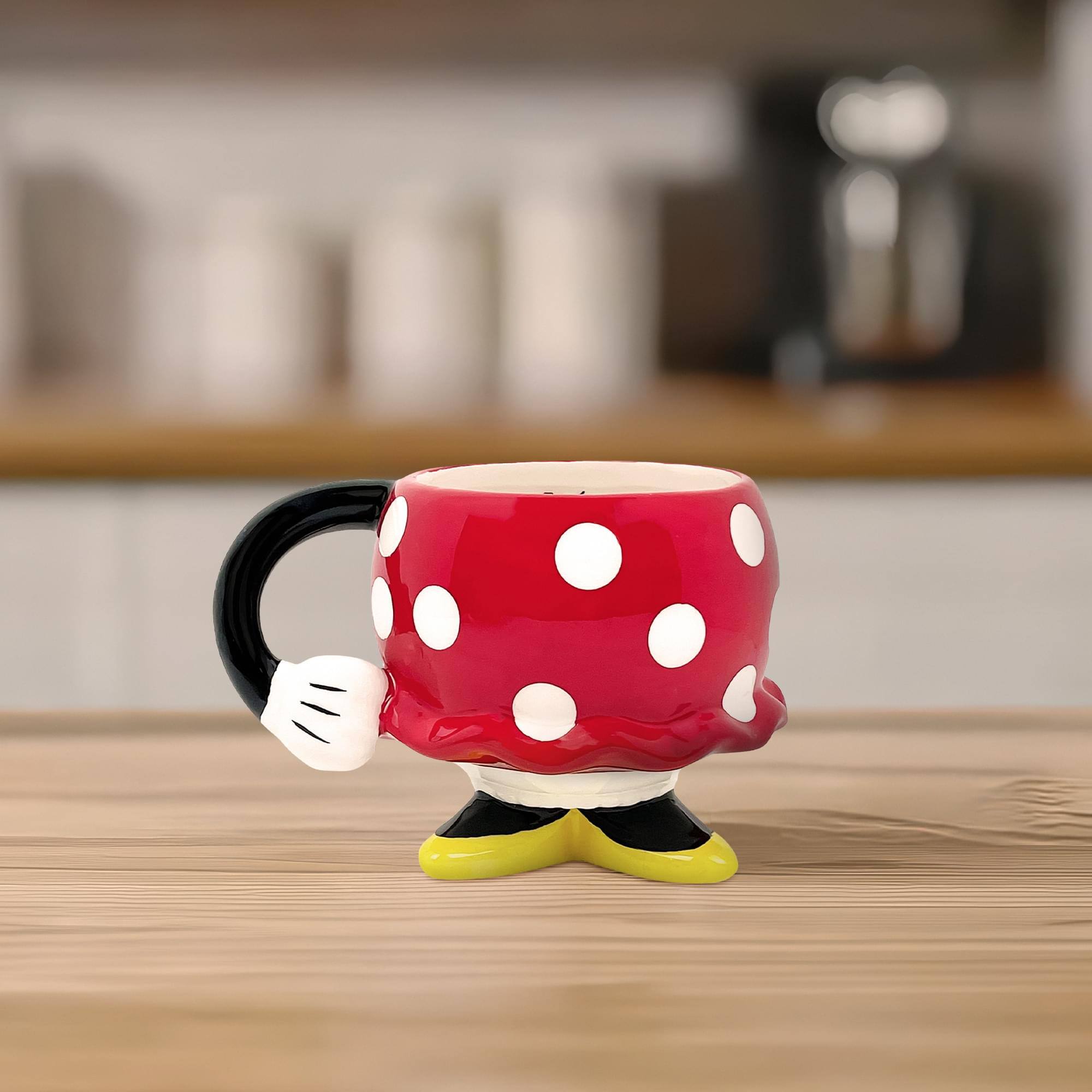 Alt View 4. Disney - Disney Minnie Mouse Red Rock the Dots Molded Mug with Arm - Red.