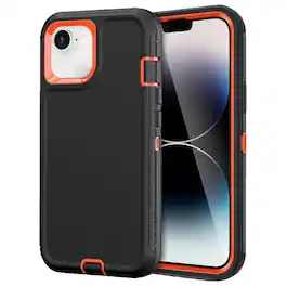 Entronix - Case for iPhone 17e - Triple-Layer Heavy Duty Protection - Orange
