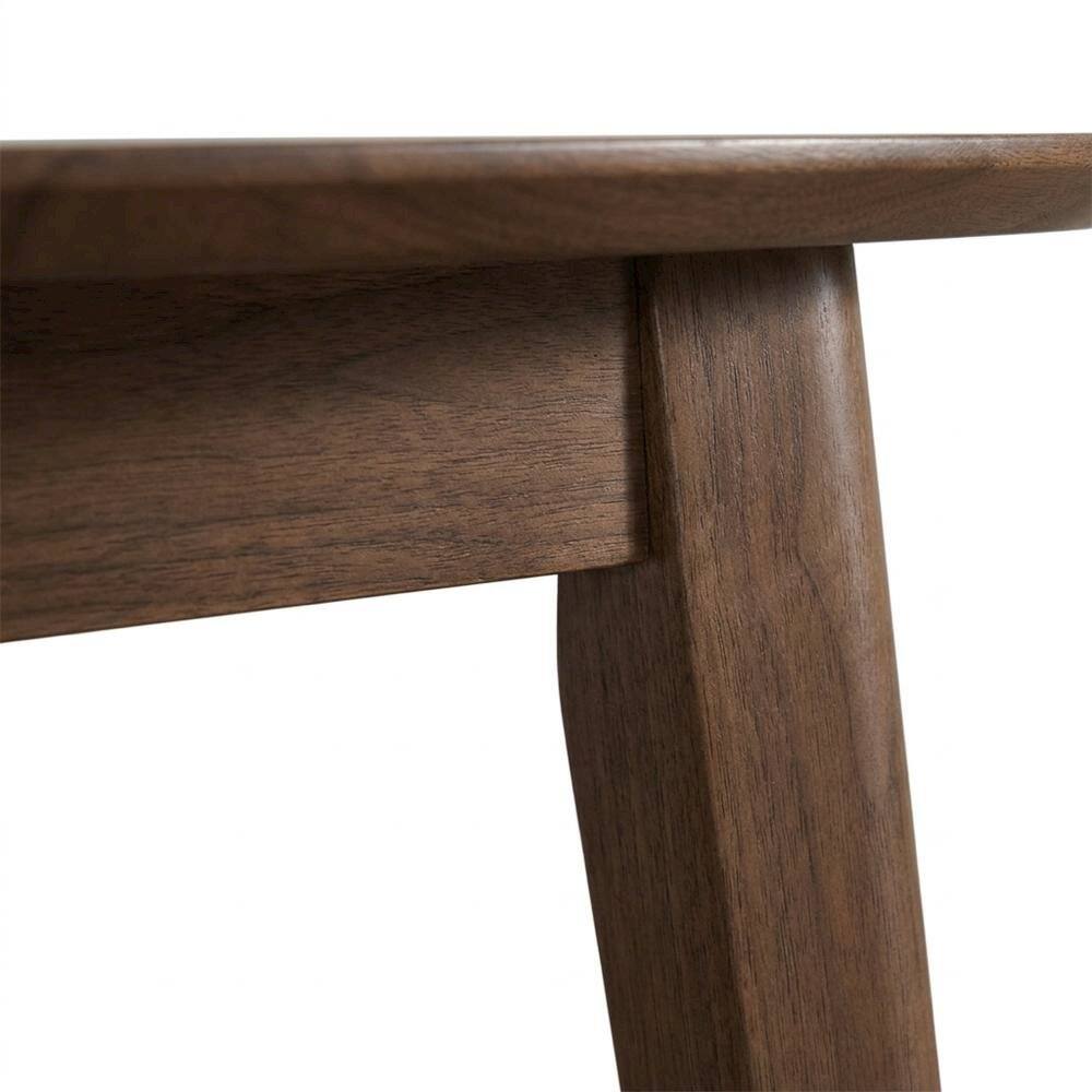 Alt View 3. Starlight Canyon Home - Dark Gray & Walnut 3-Piece Corner Table Set with Modern Design - Walnut/Dark Gray.