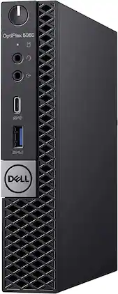 Dell - Refurbished Excellent - OptiPlex 5060 Micro Desktop Computer, Intel Core i5 (2.1) | 16GB DDR4 RAM | 500GB PCIe | Windows 11 Professional - Black