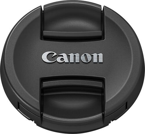 Canon - E-49 Lens Cap - Black - Angle