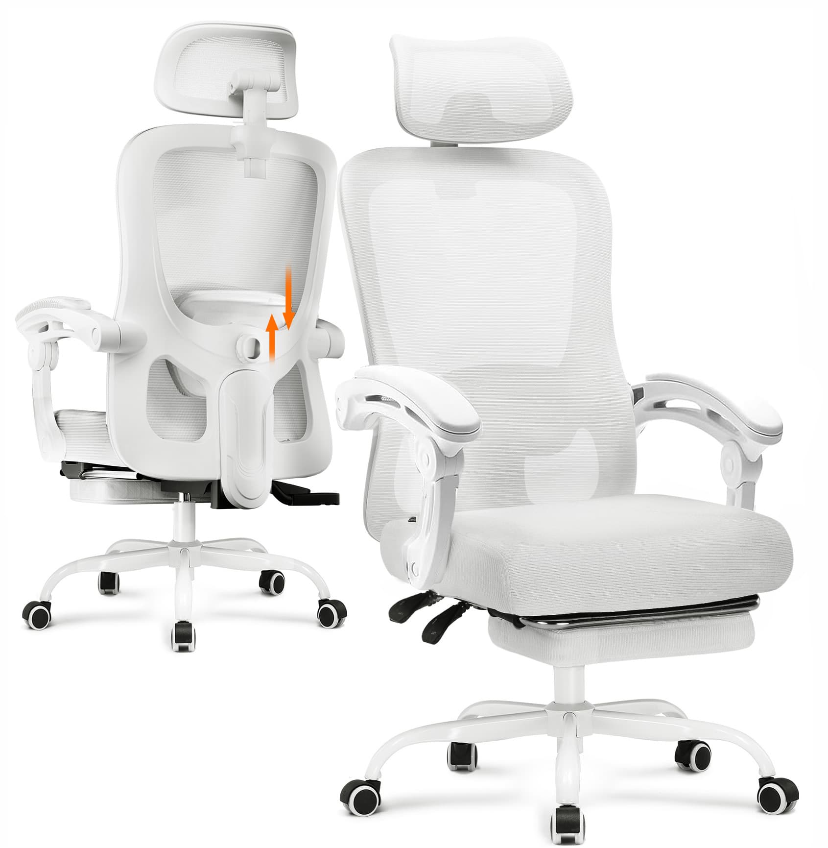 GTPlayer High Back Office Chair with Adjustable Lumbar