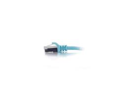 Cables to Go - C2G 00749 Cat6a Cable - Snagless Shielded Ethernet Network Patch Cable, (10 Feet, 3.04 Meters) - Aqua