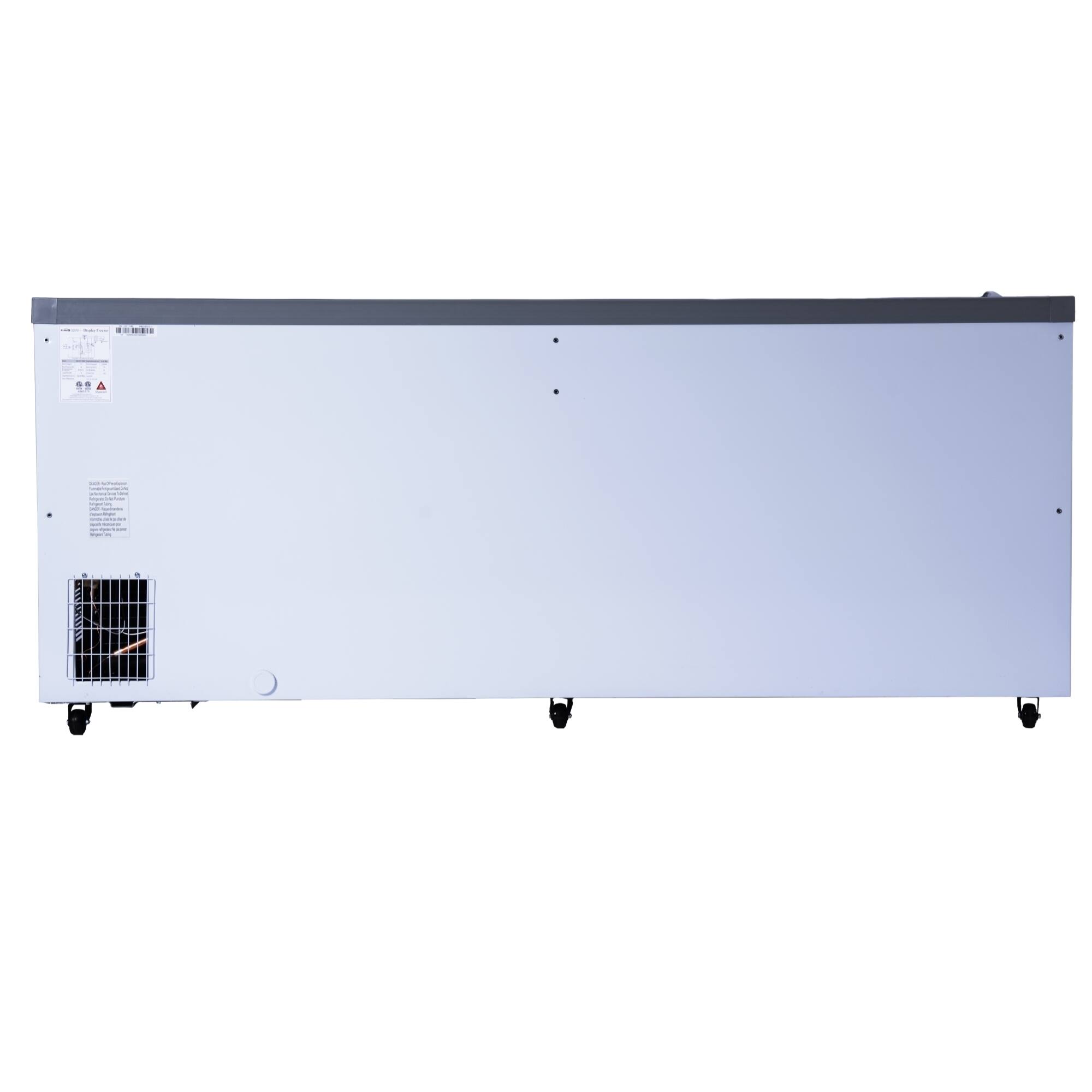 Alt View 6. Koolmore - 78 Inch Manual Defrost Island Chest Freezer 19 cu. ft. Capacity in White - White.