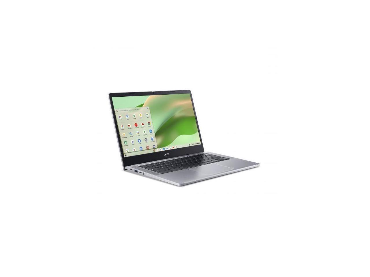 Alt View 2. Acer - Acer 314 14" FHD Chromebook Intel N100 4GB RAM 128GB eMMC Pure Silver - Pure Silver.