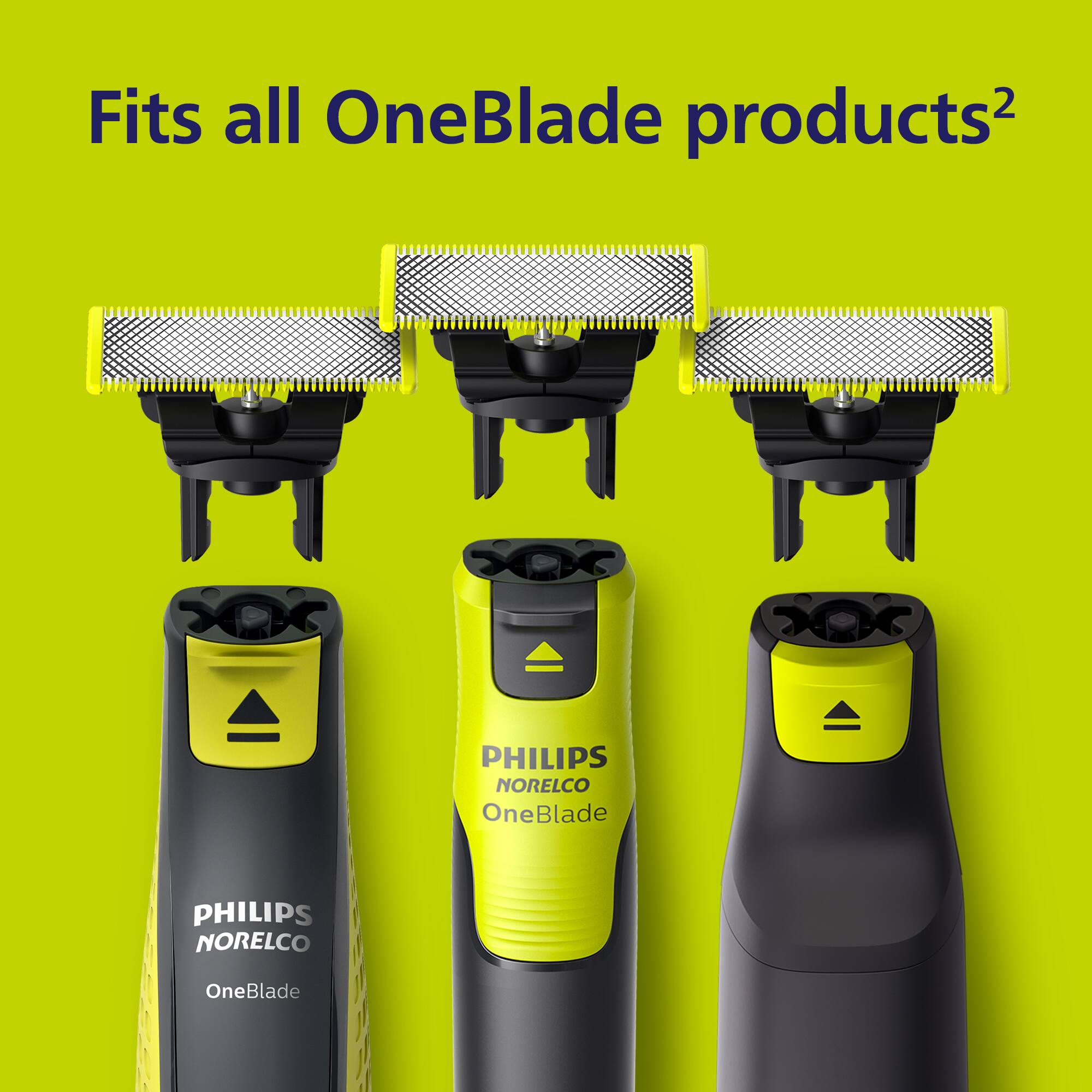 Fits all OneBlade products.