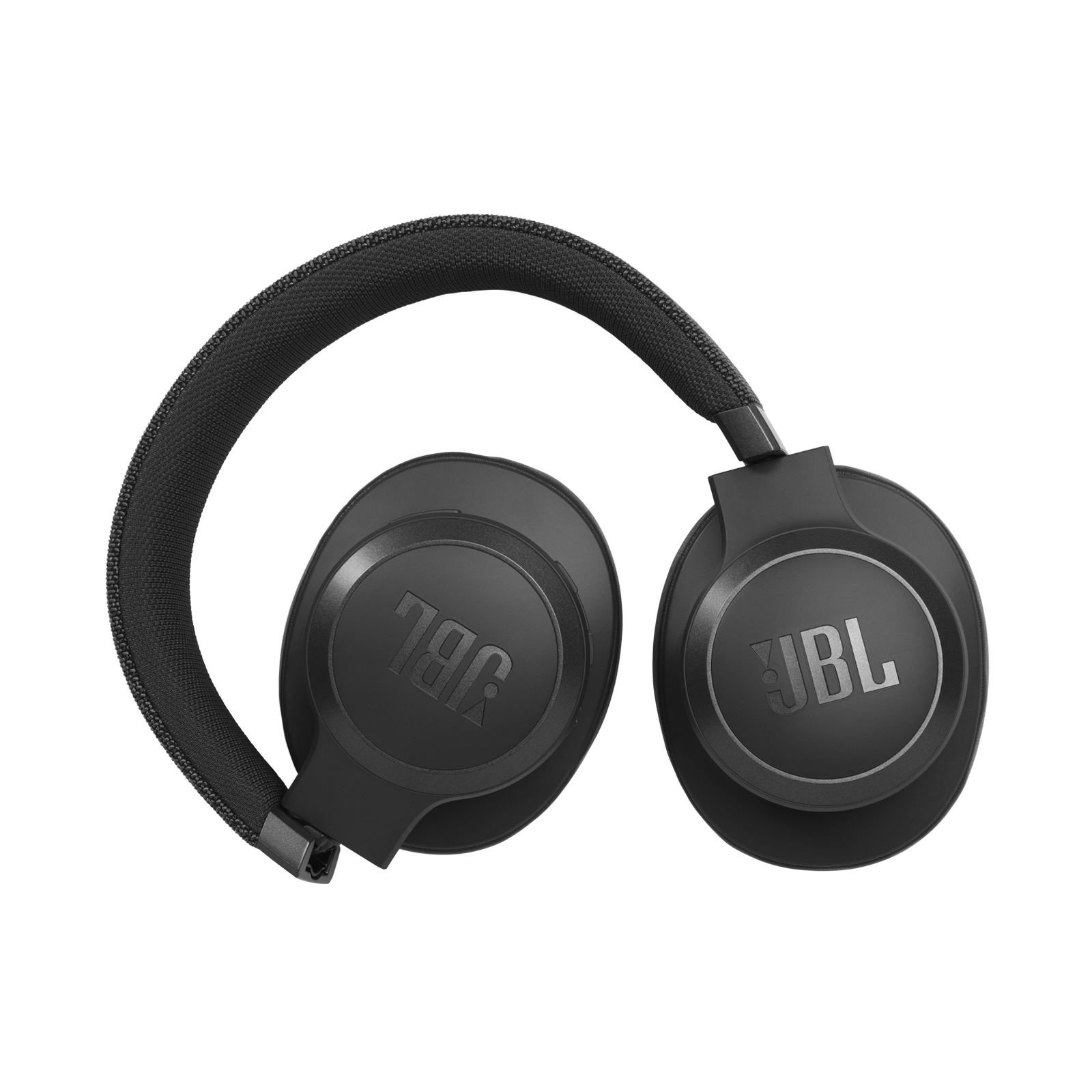 Back. JBL - JBL Live 660NC Wireless Bluetooth Over-ear Noise-cancelling Headphones - Black - Manufacturer Refurbished.