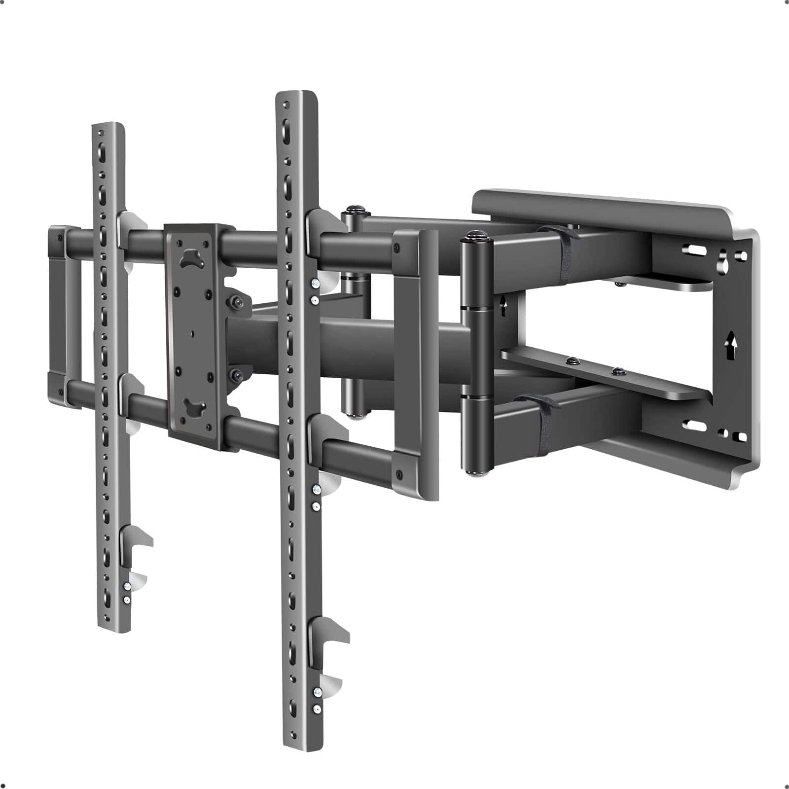 Dazzed Corner - Full Motion TV Wall Mount 55–100", Heavy Duty, Swivel Tilt, VESA 800x600 - Black