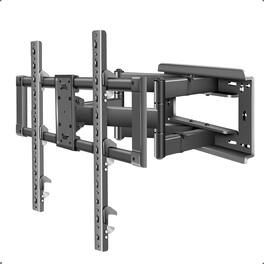 Dazzed Corner - Full Motion TV Wall Mount 55–100", Heavy Duty, Swivel Tilt, VESA 800x600 - Black