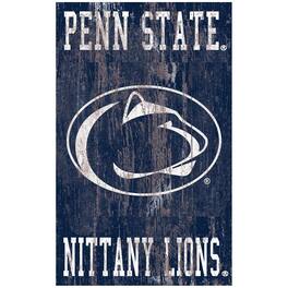 Fan Creations - Penn State Nittany Lions 11'' x 19'' Heritage Distressed Logo Sign - Multicolor