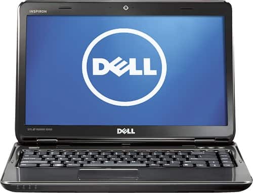 Front Standard. Dell - Inspiron 14" Laptop - 6GB Memory - 500GB Hard Drive - Diamond Black.