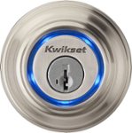 Front Zoom. Kwikset - Refurbished Kevo Bluetooth Deadbolt - Satin Nickel.