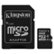 Front. Kingston - 16GB microSDHC UHS-I Memory Card - Black.