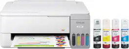 Epson - EcoTank ET-1910 Wireless Color Supertank Inkjet Printer - White