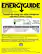 Energy Guide. Whirlpool - Gold® 25.4 Cu. Ft. Side-by-Side Refrigerator - White on white.