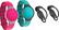 Alt View 11. Misfit - Flash Activity Trackers (2-Pack) - Reef/Fuchsia.