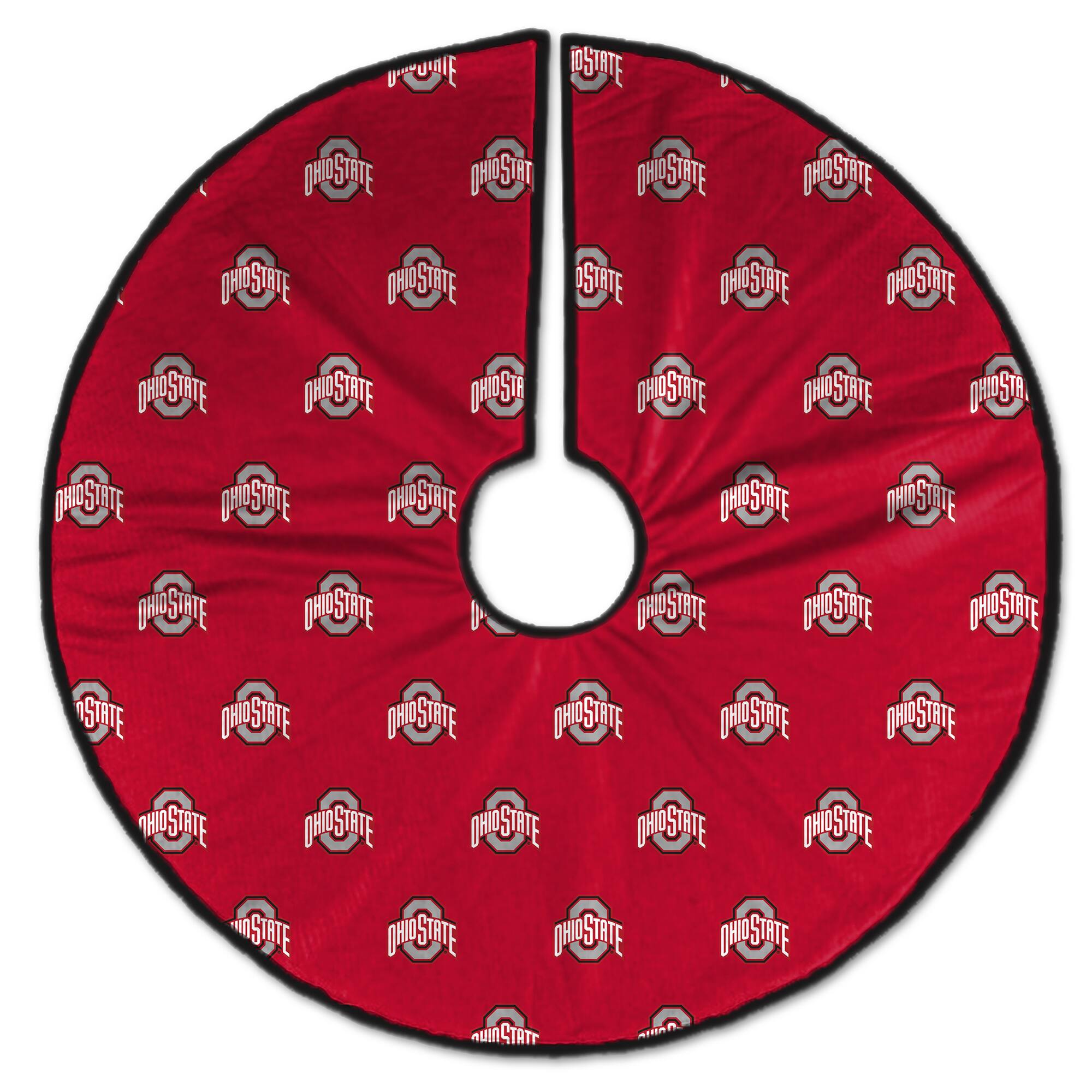 Pegasus - Ohio State Buckeyes Microplush Christmas Tree Skirt - Multicolor