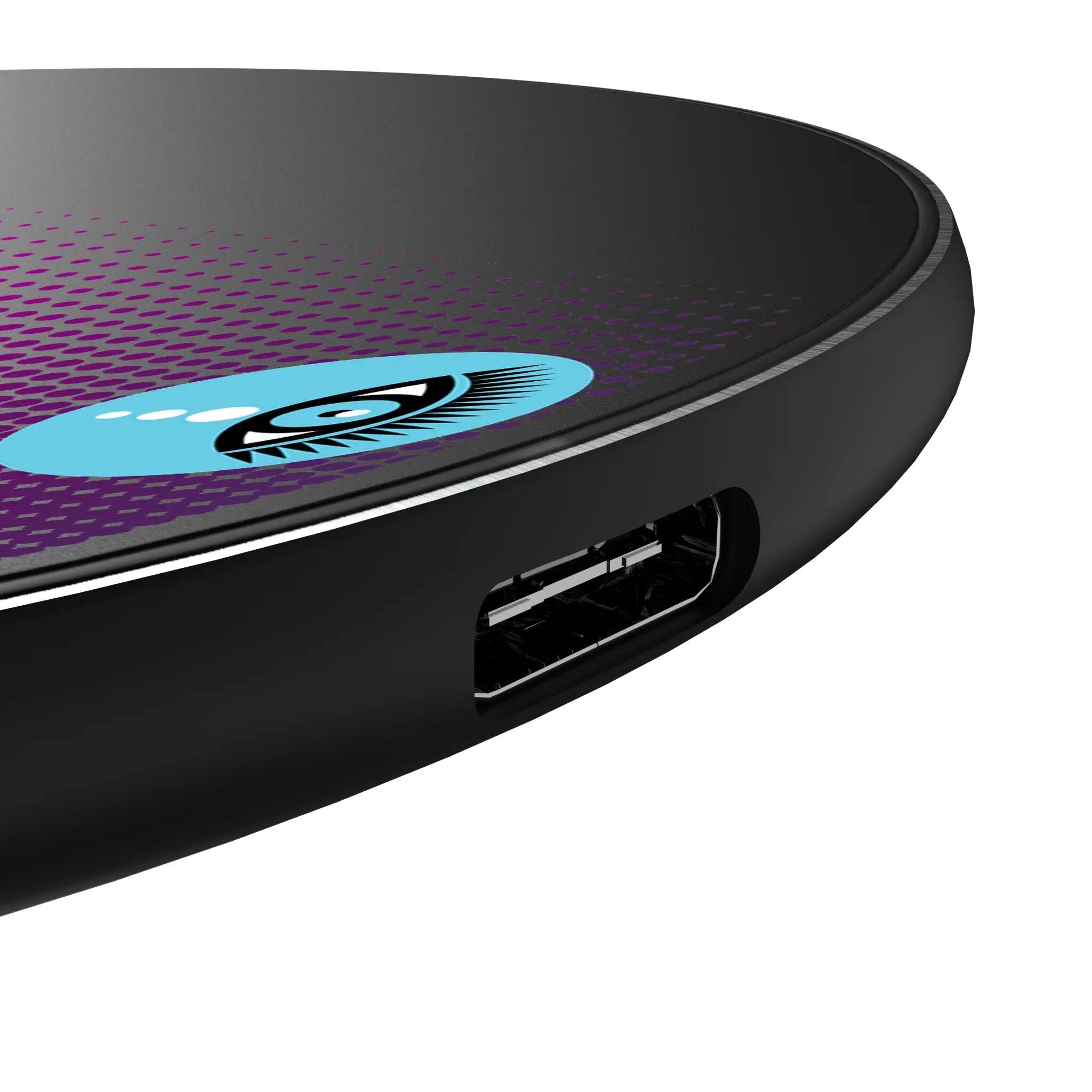 Left. Keyscaper - WWE Superstar 15-Watt Wireless Charger - Liv Morgan.