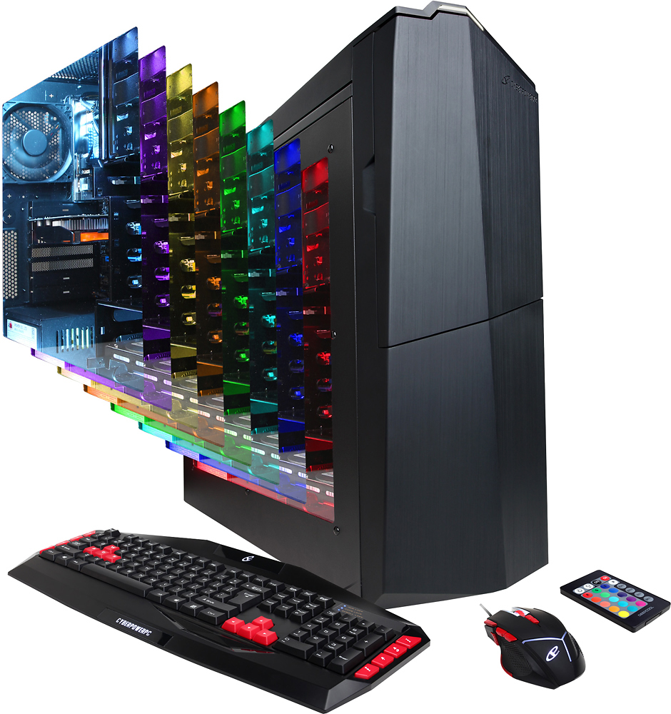 Best Buy Cyberpowerpc Gamer Ultra Desktop Amd Fx Series 16gb Memory 2tb Hard Drive Black Blue Gua20bst