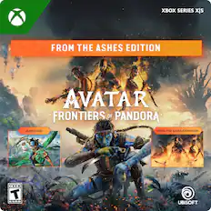 XBOX SERIES X|S
FROM THE ASHES EDITION
AVATAR FRONTIERS OF PANDORA
MAIN GAME
FROM THE ASHES EXPANSION
TEEN T ESRB
UBISOFT