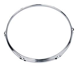 Gibraltar Hardware - Snare Side Hoop, 12" 6 Lug 2.3mm, Heavy Duty Chrome, Triple Flanged Rim for Snare Drum Upgrade Replacement