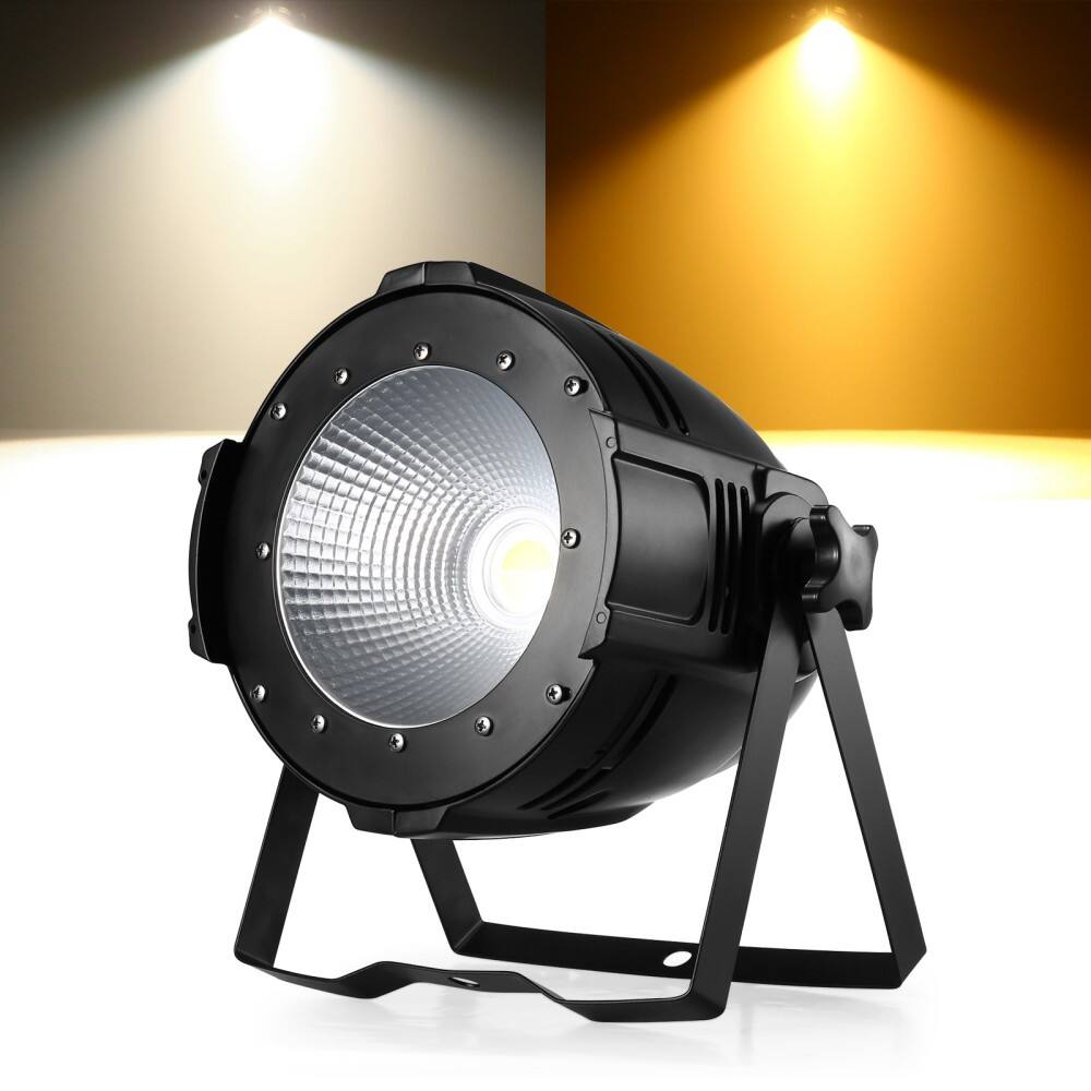 Back. UKing - 200W COB LED Par Light Stage DJ Par Can Light Audience Blinder Spot Light DMX512.