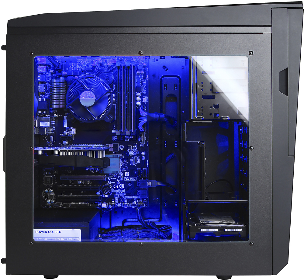 Best Buy Cyberpowerpc Gamer Ultra Desktop Amd Fx Series 8gb Memory 1tb Hard Drive Black Blue Gua1000bst