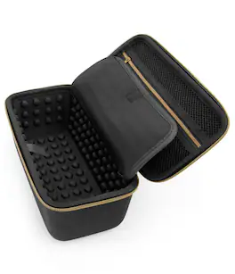 CASEMATIX - Travel Case for Marshall Emberton II Bluetooth Speaker, EVA Hard Shell Protection, Carry Handle, Case Only - Black