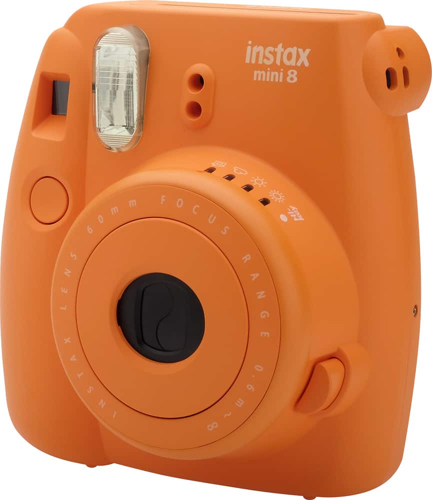 Alt View 12. Fujifilm - instax mini 8 Instant Film Camera - Vivid Orange.