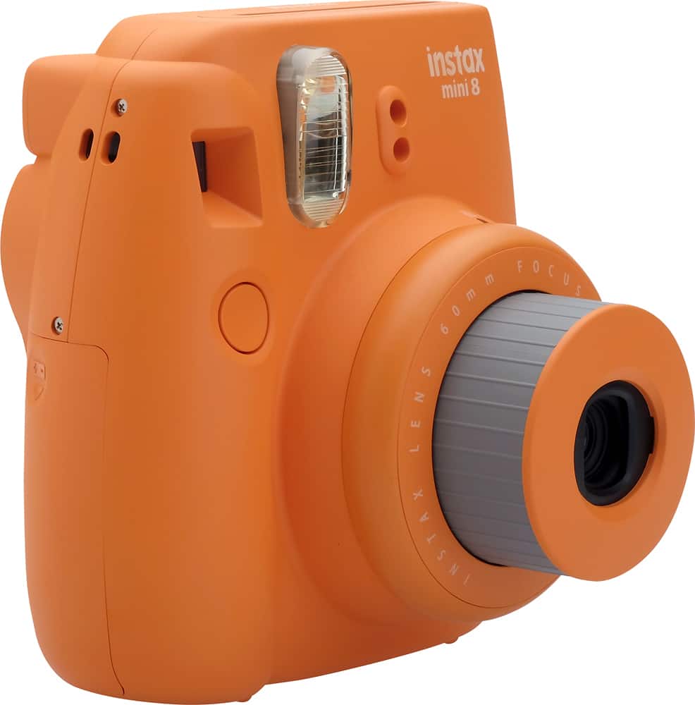 Alt View 13. Fujifilm - instax mini 8 Instant Film Camera - Vivid Orange.