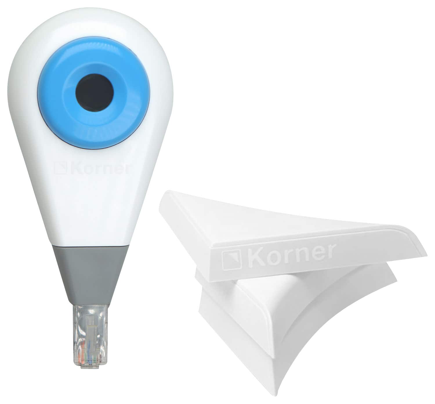 Front. Korner - Home Security Sensors (3-Pack) - White.