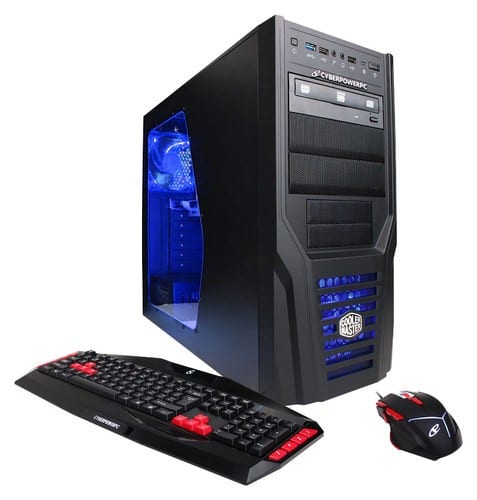 CyberPowerPC - Gamer Xtreme Desktop - Intel Core i3 - 8GB Memory - 1TB Hard Drive - Black/Red-Front_Standard 