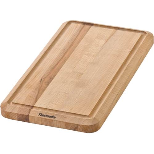 Angle View: Thermador - 12" Professional Chopping Block Acc - Brown