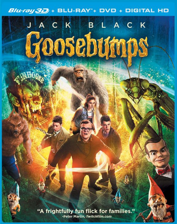  Goosebumps [Includes Digital Copy] [3D] [Blu-ray/DVD] [3 Discs] [Blu-ray/Blu-ray 3D/DVD] [2015]