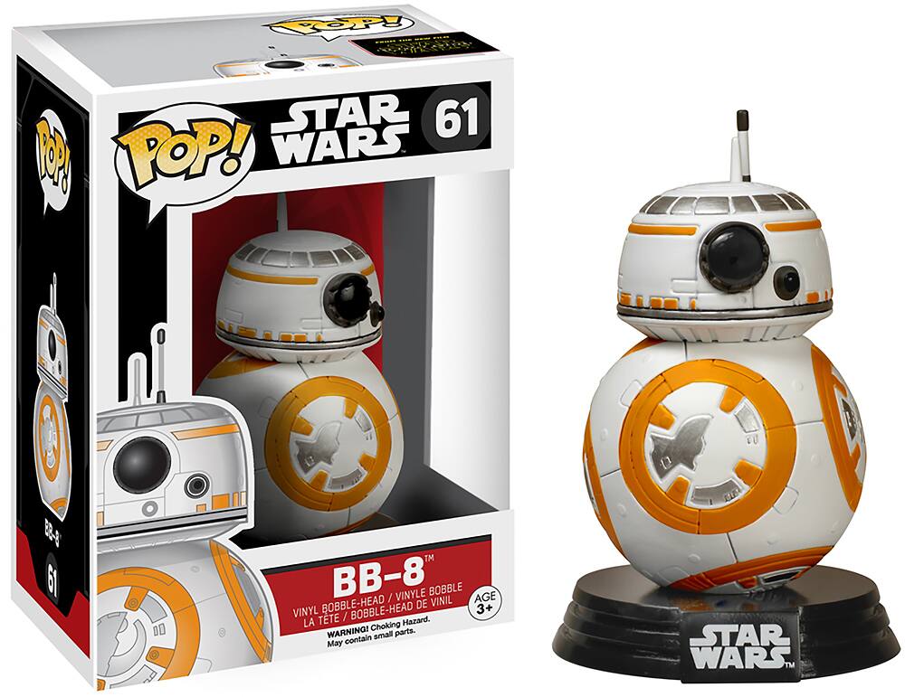 Front. Funko - Star Wars: Episode VII BB-8 Pop! Vinyl Bobble Head Figure - Multi.