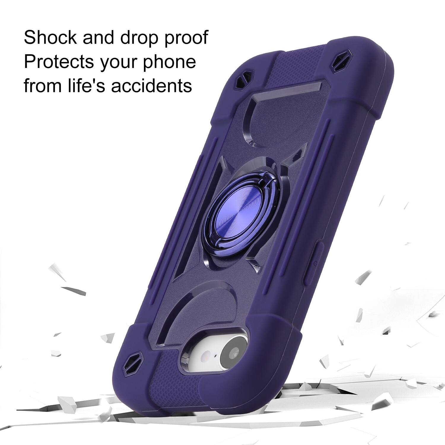 Shock and drop proof  
Protects your phone from life's accidents