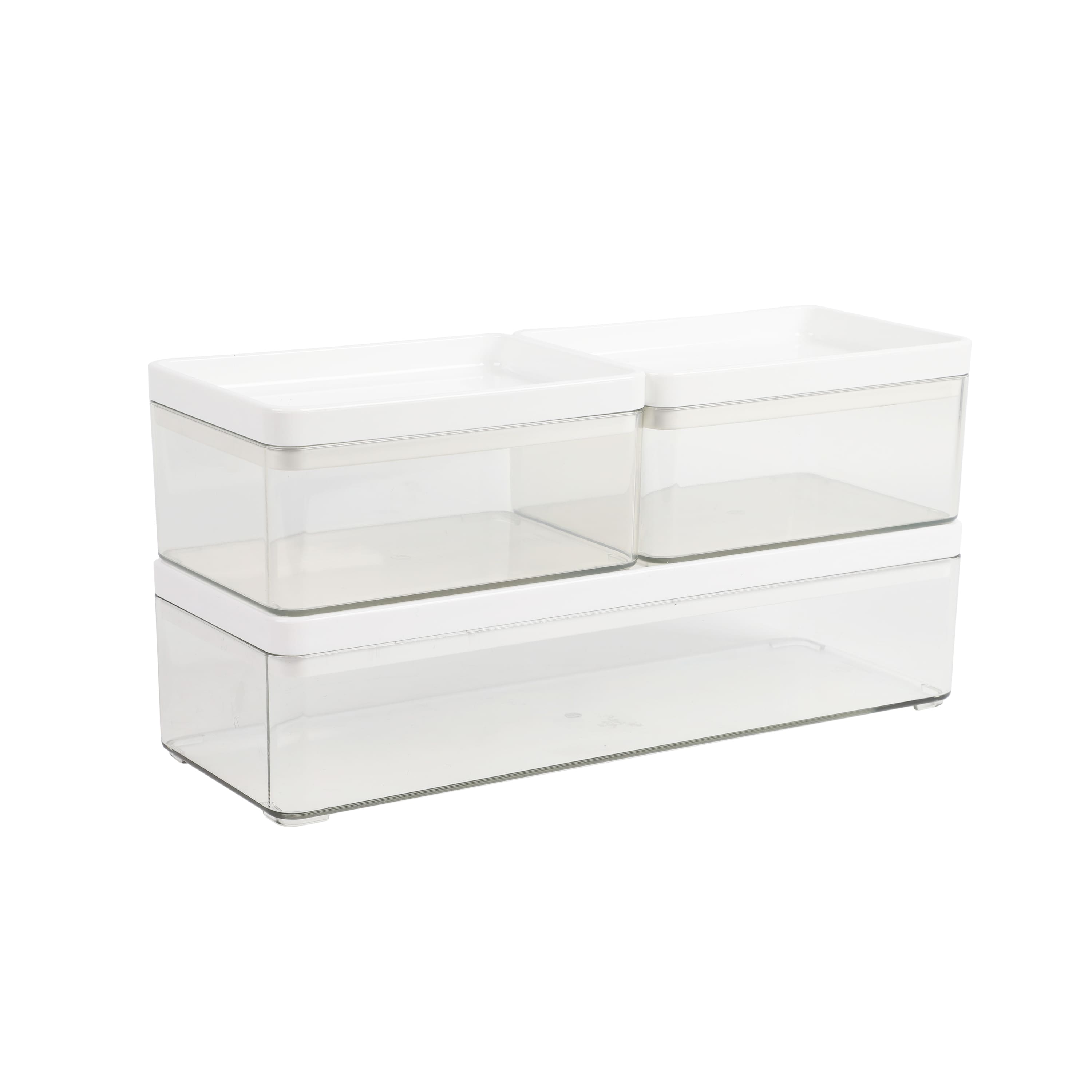 Clear/White Plastic Top