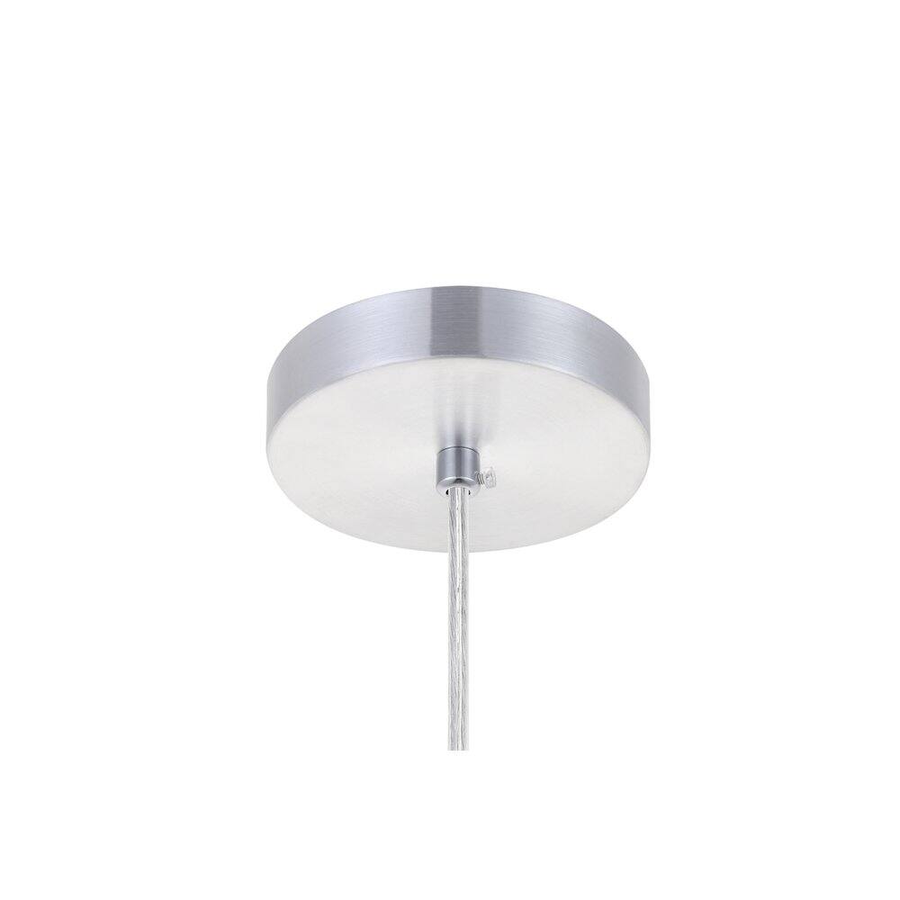 Back. Living District - Circa 1 Light Burnished Nickel Pendant - Burnished Nickel.