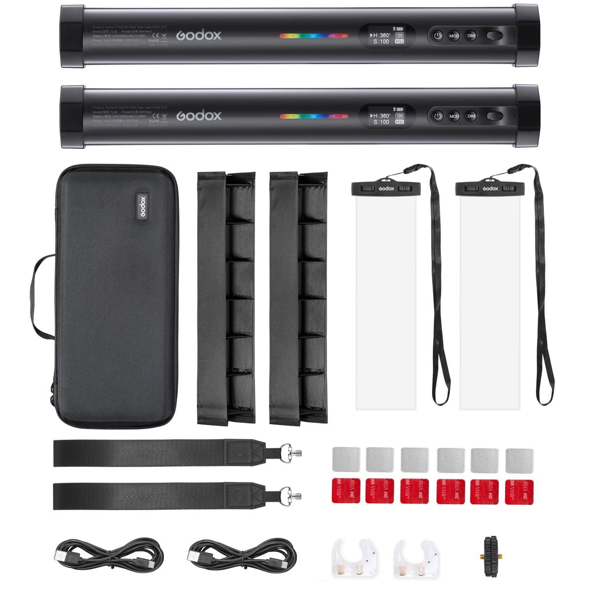 Godox - TL30-K2 RGB Tube Light 2-Light Kit price history on PriceWatchPro