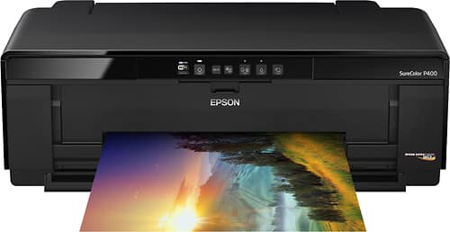 Epson - SureColor P400 Wireless Printer - Black - Larger Front