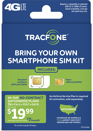 Customer Reviews Tracfone Keep Your Own Phone Sim Card Kit Tfatktmuna Tri1 Best Buy