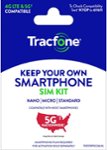 Front. TracFone - Keep Your Own Phone Sim Card Kit.