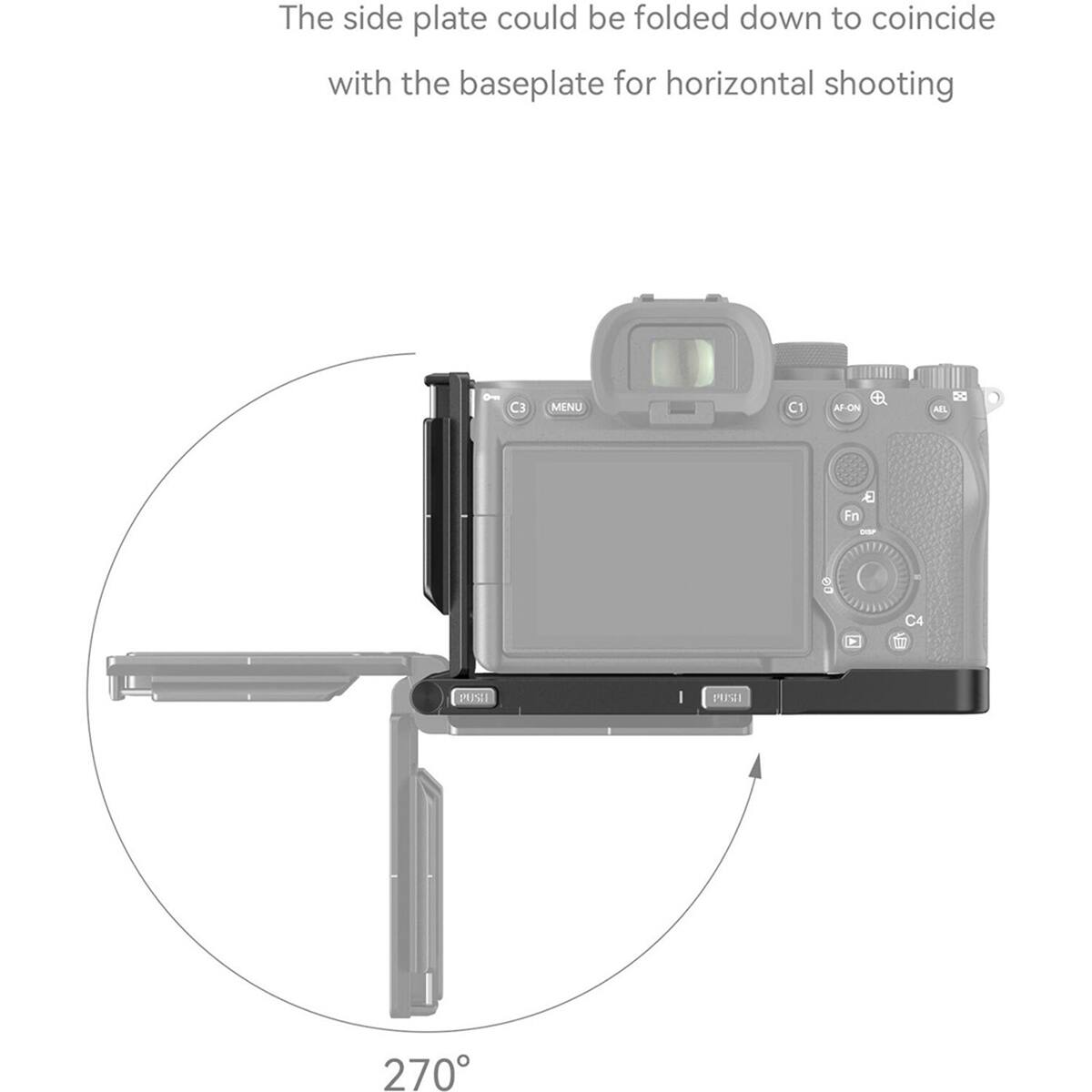 Smallrig Foldable L Bracket for Sony Alpha 7R V/7 IV/7S III Camera ...