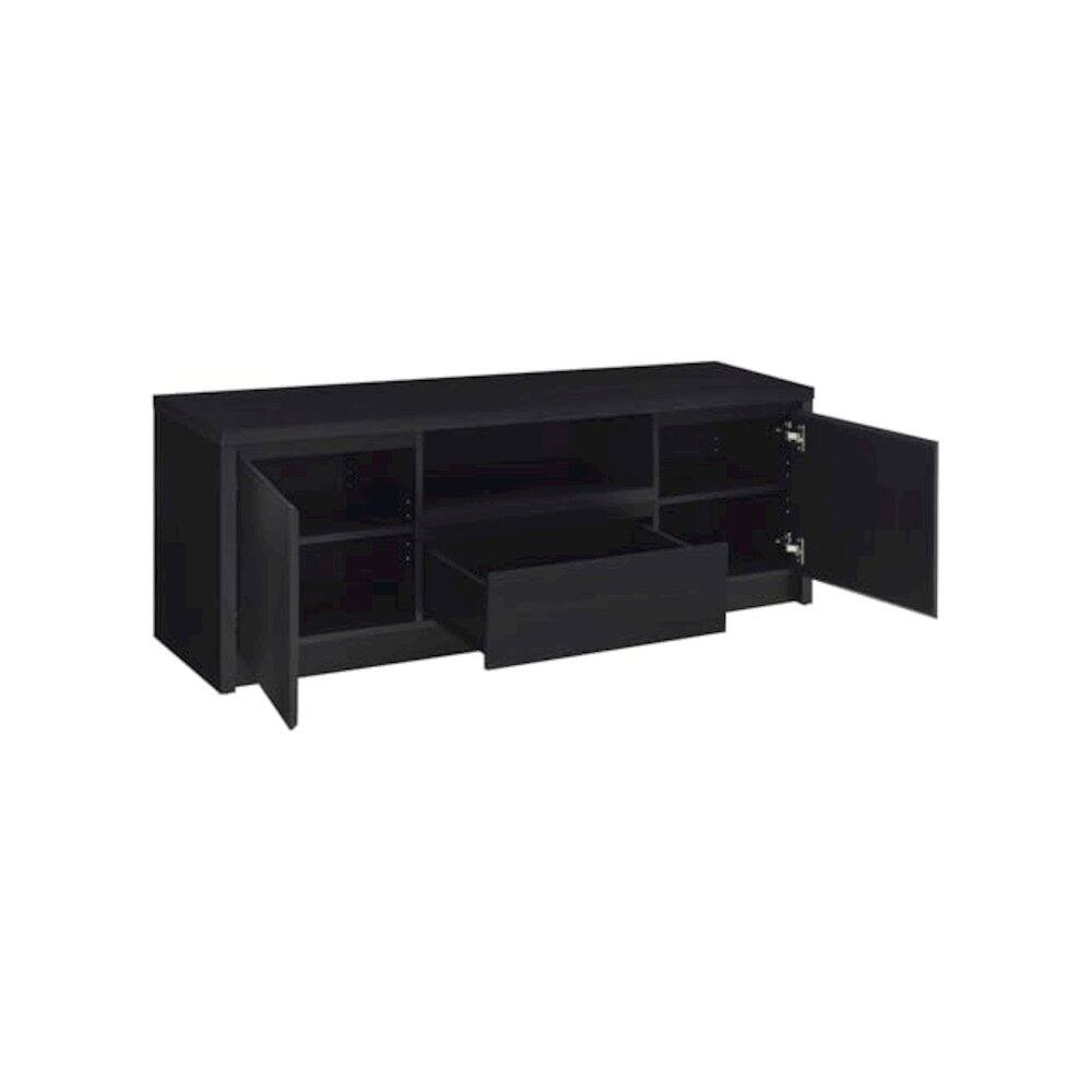 Alt View 5. Coaster Co. of America - Winfield 3-piece Entertainment Center 60-inch TV Stand Black - Black.