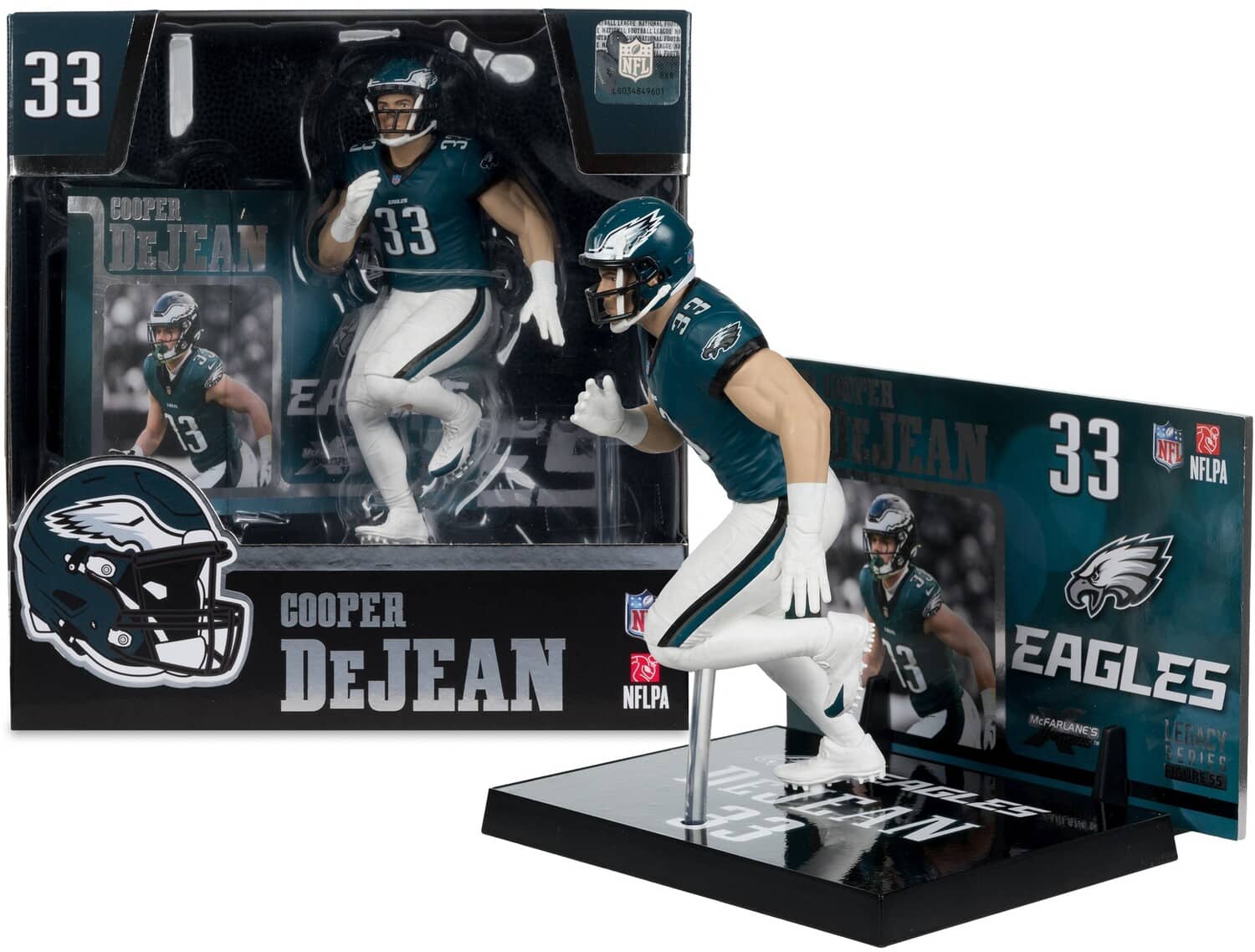 "McFarlane Toys - McFarlane SportsPicks - NFL - Cooper Dejean (Philadelphia Eagles) 7"" Posed Figure - COLLECTIBLES - Multicolor" price history on PriceWatchPro