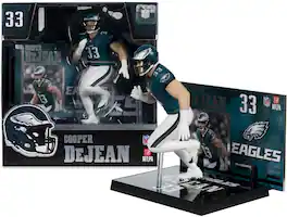 McFarlane Toys - McFarlane SportsPicks - NFL - Cooper Dejean (Philadelphia Eagles) 7" Posed Figure - COLLECTIBLES - Multicolor