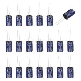 Unique Bargains - 33uF 100V Non-Polar Electrolytic Capacitor, 13x21mm, for Audio Tweeter/Speaker Crossover, 20pcs - Blue