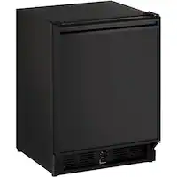 U-Line - ADA Series 3.3 Cu. Ft. Mini Fridge - Black - Angle_Zoom