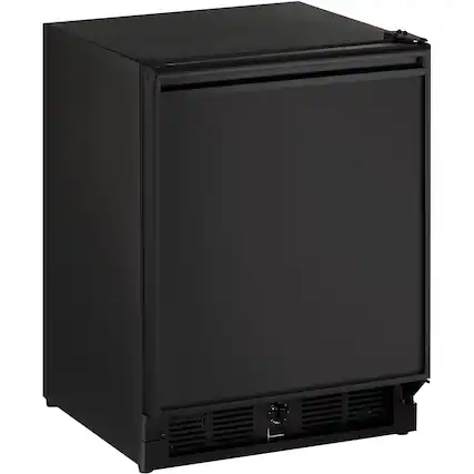 Angle. U-Line - ADA Series 3.3 Cu. Ft. Mini Fridge - Black.